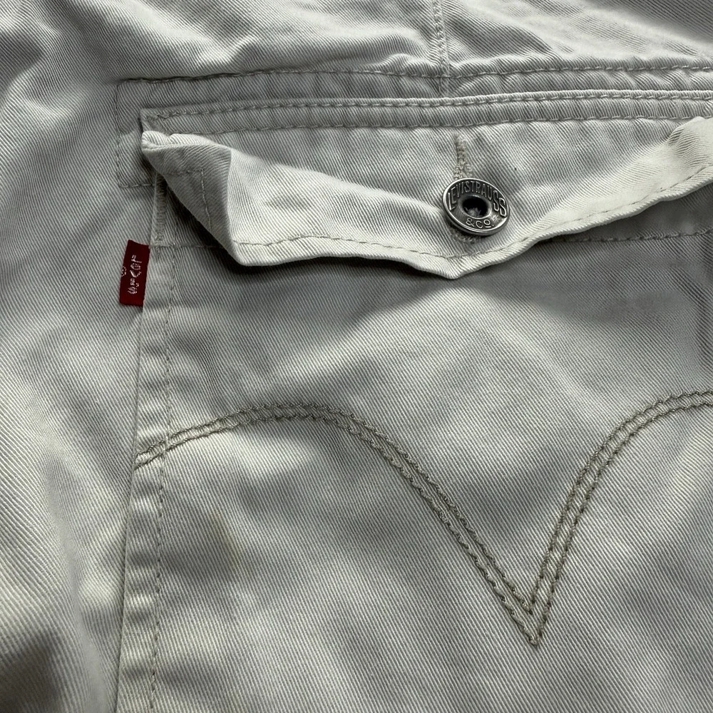 Levis cargo shorts men's 38 neutral utility outdoor hike camp y2k grunge pockets